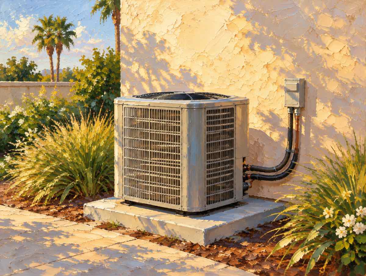Illustration of hvac work