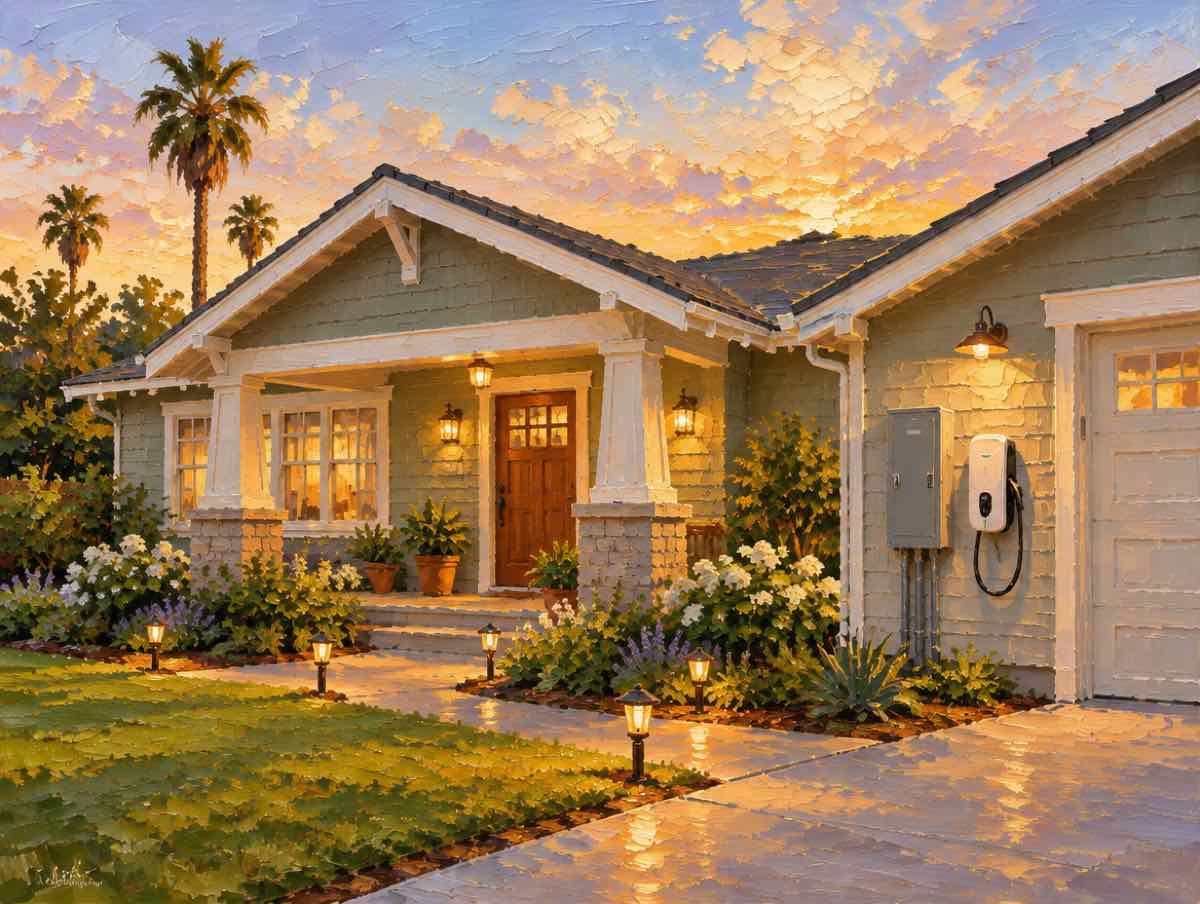 Illustration of electrical work