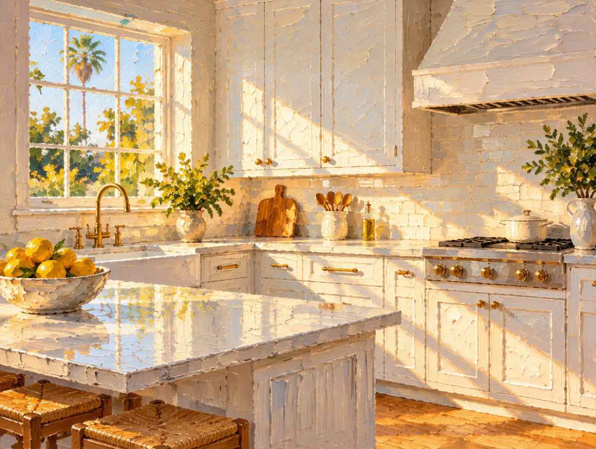 Illustration of kitchen work