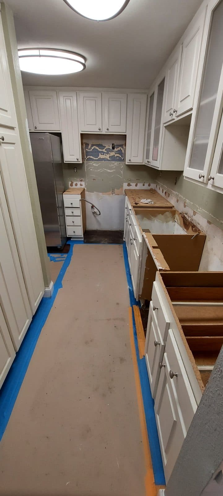 Painting by RWB Renovations in cimarron oaks (before)