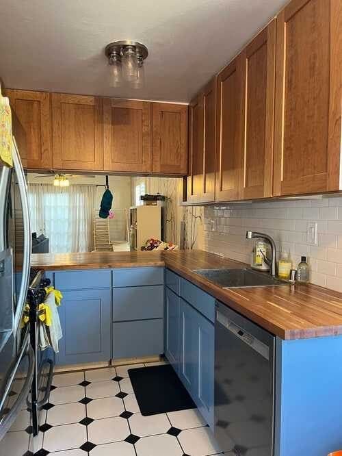 Kitchen by Bracken Contracting in Sunset Park (before)